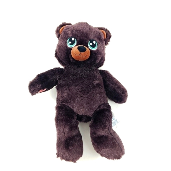 Build-A-Bear Other - Build a bear sweet scent candy rich chocolate brown teal eyes teddy bear
